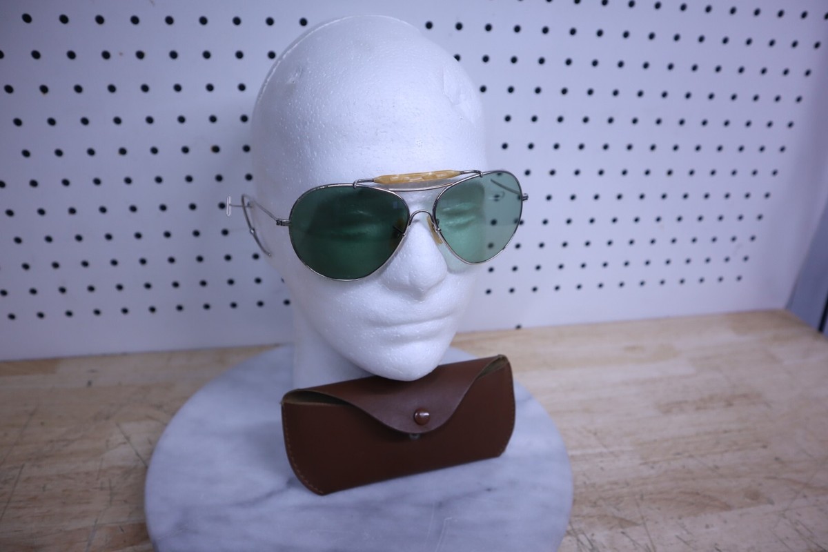 Vintage American Optical A.O FUL-VUE 1 Wire Rim Driving Pilot