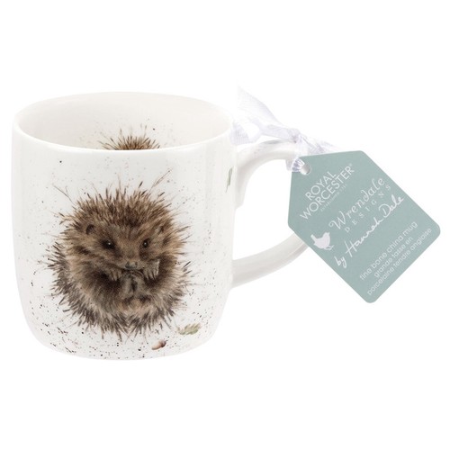 Wrendale Mug Awakening Hedgehog Royal Worcester Fine Bone China