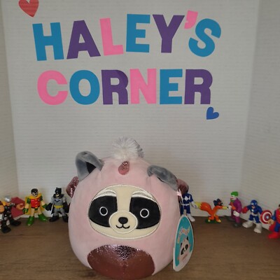 SQUISHMALLOWS 8'' Inch Rocky Raccoon in Pegasus Costume NWT