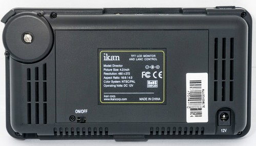 ikan Director 4.3" TFT LCD Screen LANC Control (Demo) in Excellent Condition - Picture 6 of 11