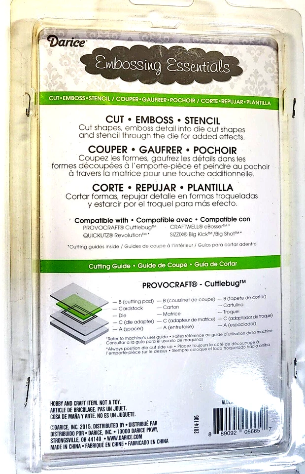 Troquel de corte de metal Winter Village Snow Topped Techos Darice CON IMÁN Foto 2 de 2