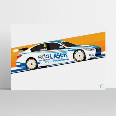Laser Tools Racing | Aiden Moffat - A3 Print/Poster (BTCC)