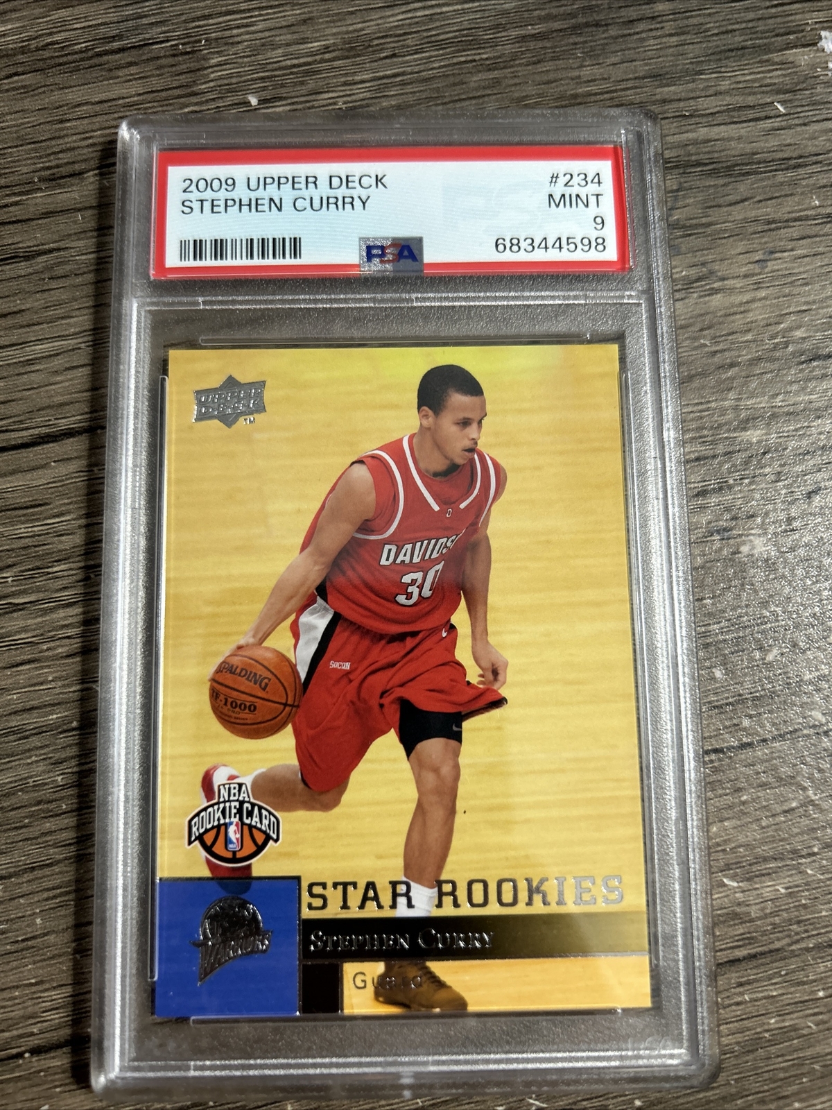 2009 Upper Deck Stephen Curry RC #234 Rookie Card PSA 9 MINT
