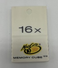 Nintendo Gamecube Memory Card 16x Memory Cube Mad Catz - TESTED