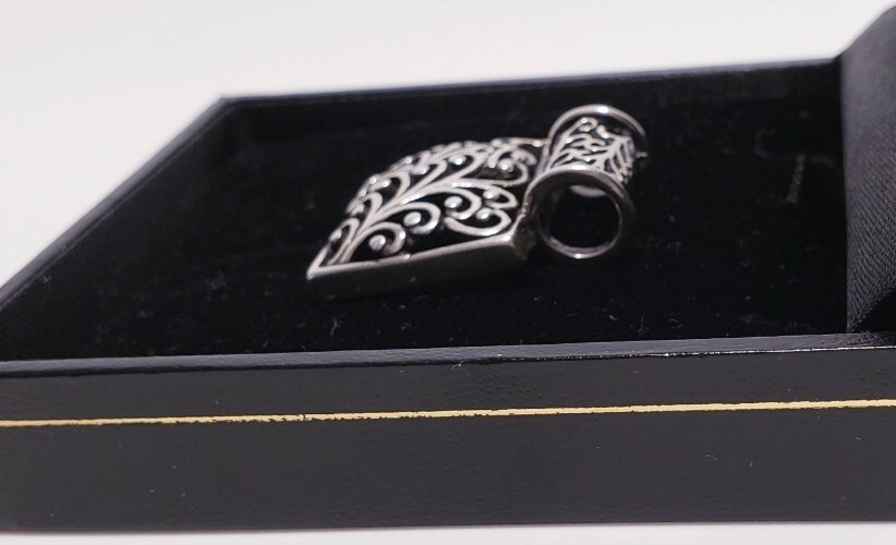 Sterling Silver Signed ATI Scrollwork Filigree Re… - image 10