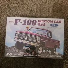 Moebius Models 1970 Ford F-100 1:25 Custom CAB 4x4 Pickup Truck