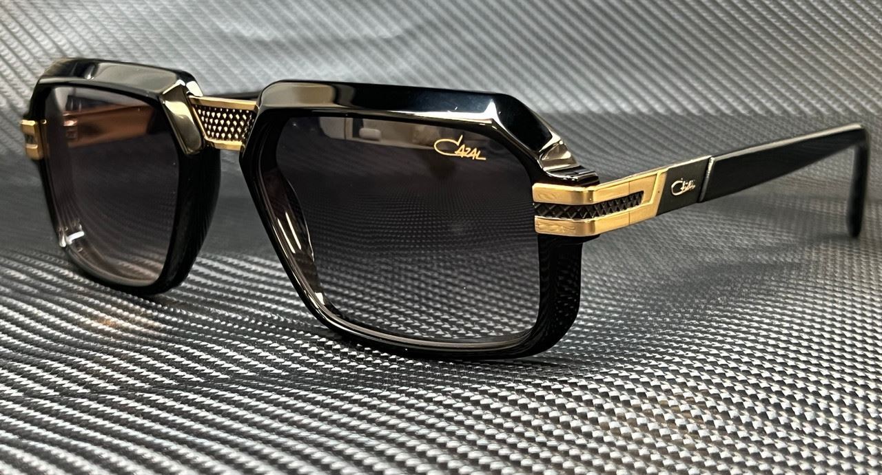 CAZAL 8039 001 Black Gold Grey Gradient Men's 56 mm Sunglasses eBay
