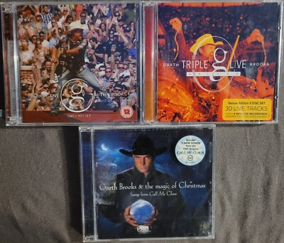 Garth Brooks:Double Live 2CD+DVD/Triple Live Deluxe 3CD/Songs from Call Me Claus