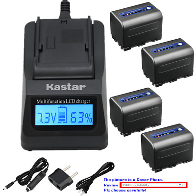 DSTE® 2x Ersatzakku NP-QM71D + LCD Dual Ladegerät Für Sony Kameras – Kompatibel Mit Vielen Modellen