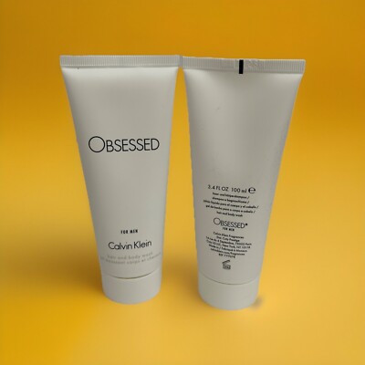 Calvin Klein Obsessed Shower Gel 3.4oz X2 Mens As Shown