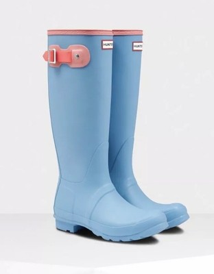 pale pink hunter boots