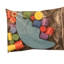 Wooden Stacking Blocks Balancing Games, Moon Balance Toy Kids New