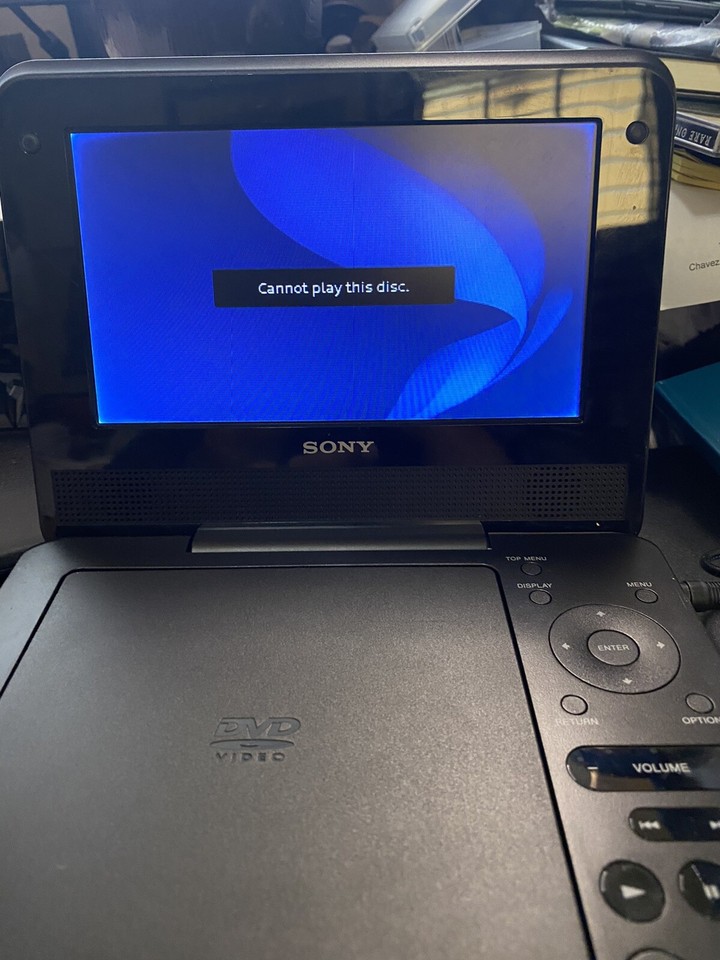 SONY DVPFX750 PORTABLE CD DVD PLAYER For Parts Not Working eBay