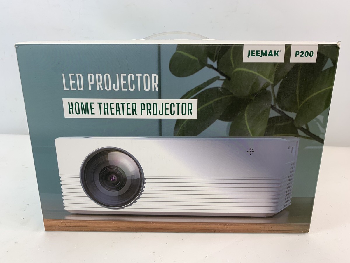 プロジェクター_JEEMAK P200 LED Jeemak Mini Projector with Android 9.0 WiFi and Bluetooth