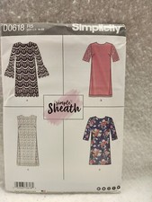 Simplicity Women's Dresses D0618 Sizes 14-20