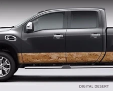 Digital Desert Camo Rocker Panel Graphic Decal Wrap Kit Truck SUV- 6 sizes