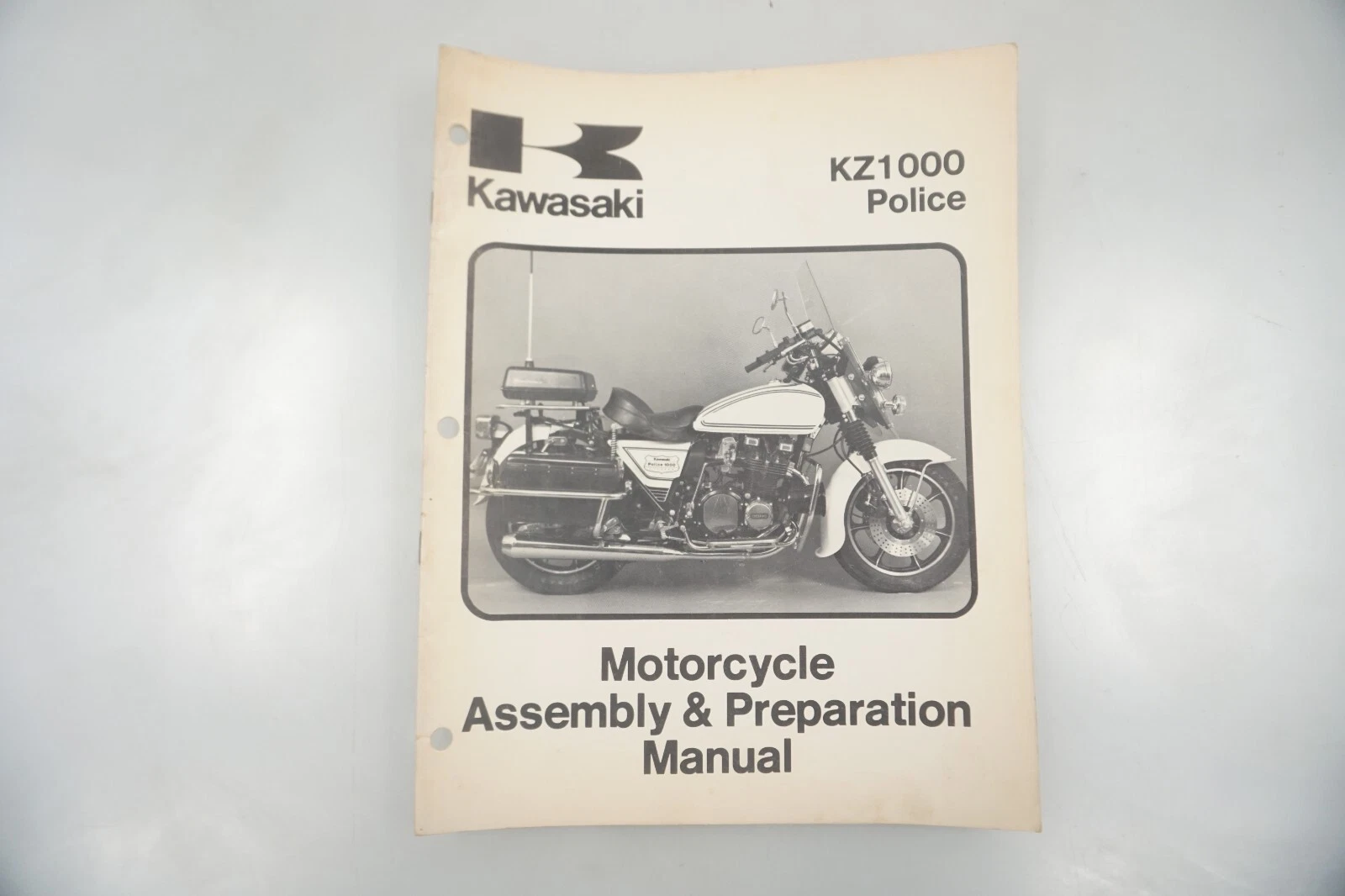 1979 Kawasaki KZ 1000 Police OEM Motorcycle Assembly Manual 99964-0039-01