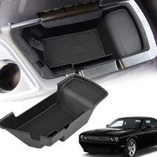 Armrest Storage Seat Box Organizer Tray Accessories For Dodge Challenger 2015-23