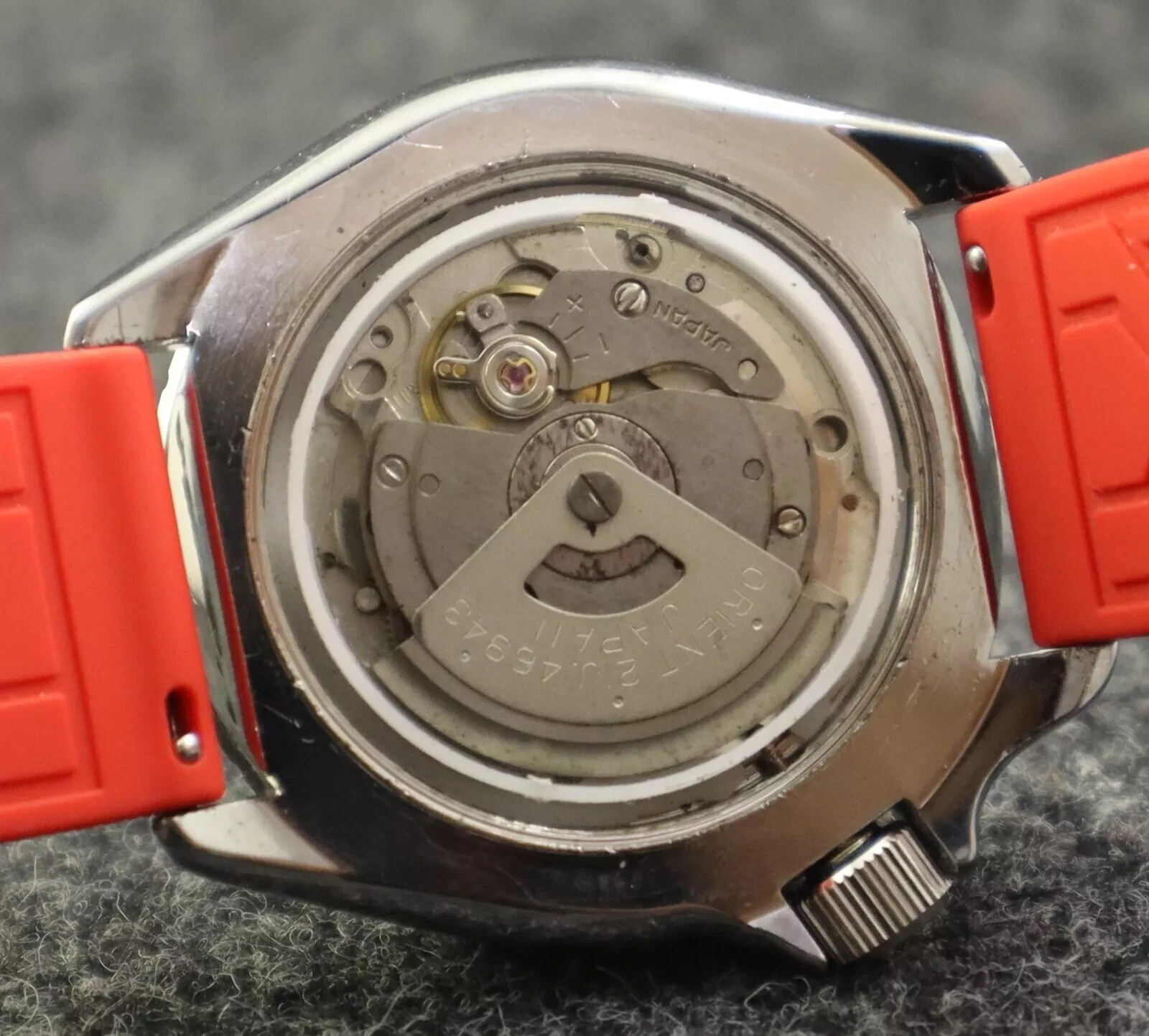 ORIENT Divers Automatic Movement RED/WHITE Date R… - image 9