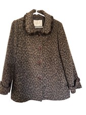 Pollari Women's Jacket Mink Trimmed Collar Use Measurements M ? Rare Ds