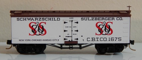 MT #58020 36' Wood Reefer "SCHWARZCHILD & SULZBERGER" rd#1675 | Zustand: New
