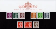 GB 2013 DEFINITIVE PRESENTATION PACK No 96 MINT STAMP MACHIN SETS SCAN  #96