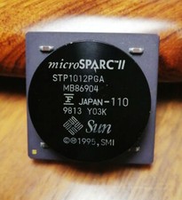 sun gold plated cpu stp1012pga mb86904 highly collectible