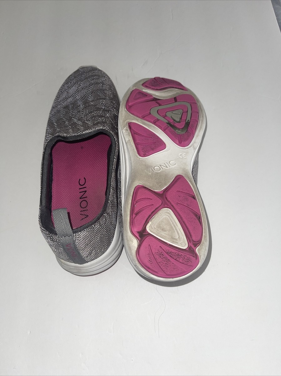 Vionic Hydra AMS Slip On Shoes Size 7.5 Gray Mesh Comfort  display picture 3