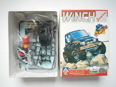 Mitsubishi Pajero SWB, Bausatz Kit, Aoshima JUMP MAN / WINCH Series boxed