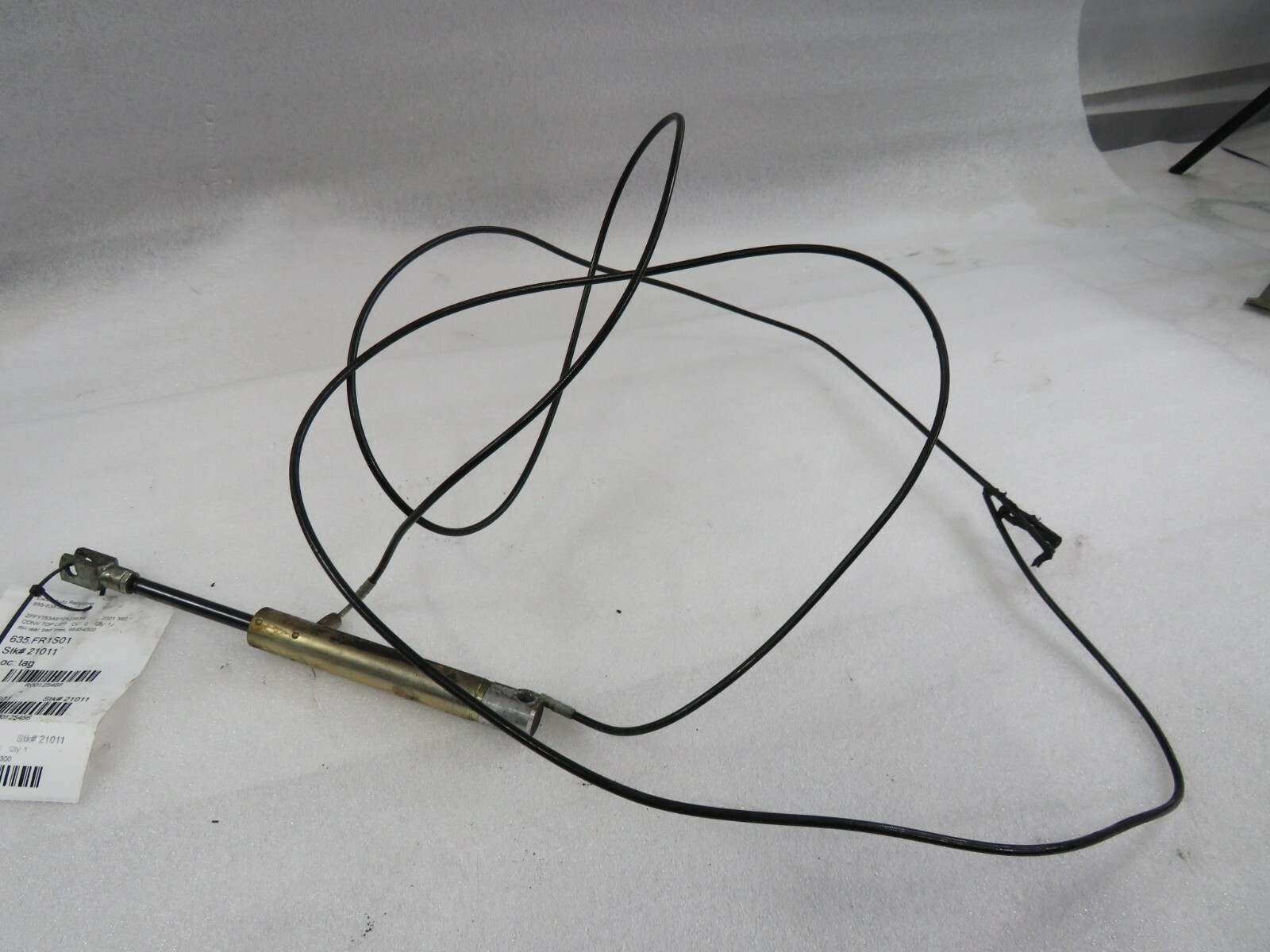 Ferrari 360, RH, Right, Rear Convertible Top Lift Cylinder, Used, P/N 66454300