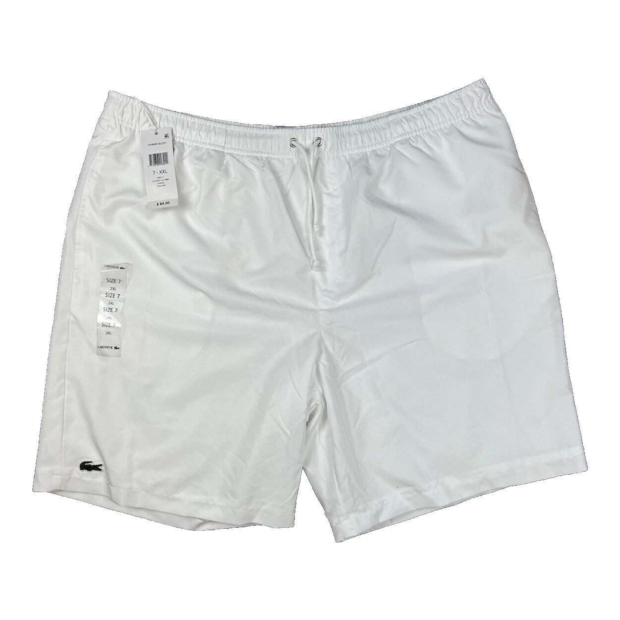 Camisas para Hombres Lacoste Blanco Activewear