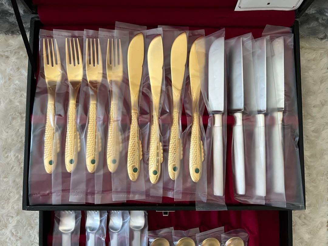 YAMACO 山崎金属　NOBEL JUBILEE カトラリーセット　20本 Nobel Jubilee Dinner Cutlery Set (set of 20) Yamazaki