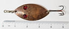 Vintage Gibbs Ruby Eye Wiggler No. 3 Copper Spoon Fishing Lure – Canada – Rare
