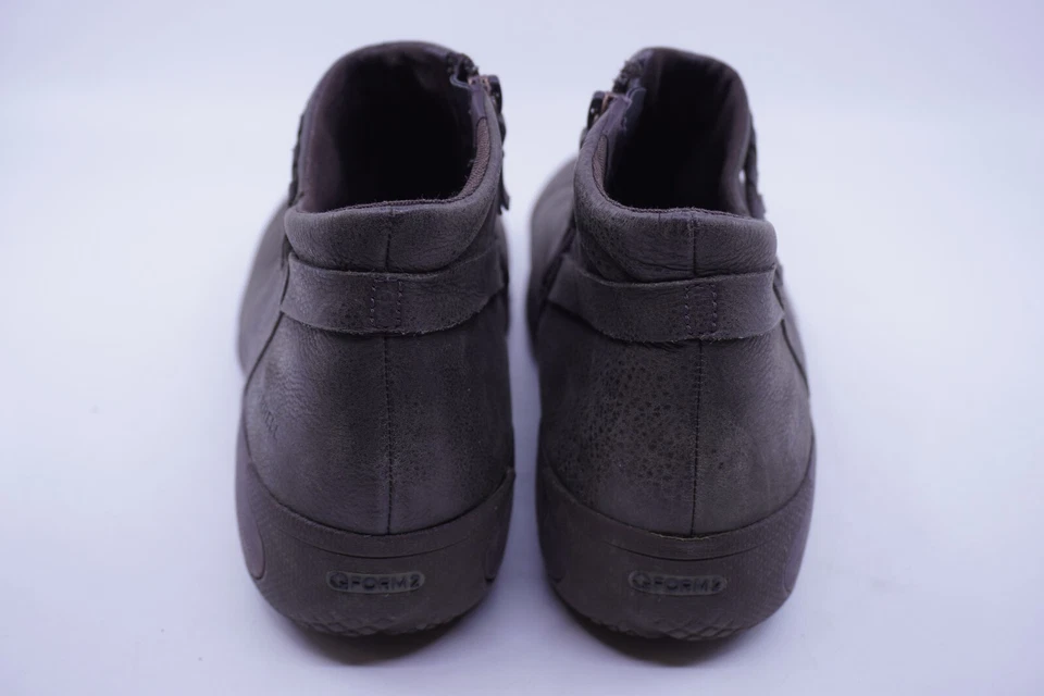 Женские плетеные сапоги Merrell Encore Bluff Q2 размер 9 на лодыжке коричневые кожаные на боковой молнии - Изображение 4 из 4