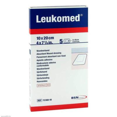 Leukomed  steriler Wundverband 20 cm x 10 cm · 5 St · PZN 01050744