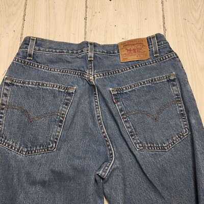 LEVI'S 569 mens loose straight fit denim jeans 33x28 tag vtg y2k