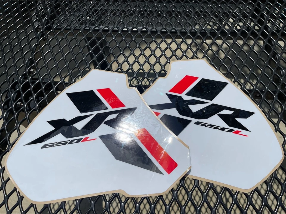 CALCOMANÍAS DE TANQUE HONDA XR650L XR 650 XR650 L GRÁFICAS 1993 A 2023 ALTA CALIDAD Foto 3 de 4