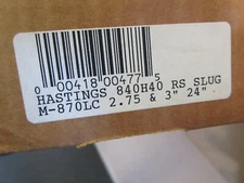 Hastings Remington 870 12 gauge 24 inch rifled shotgun barrel rifle sights NIB