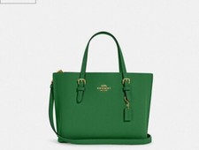 Coach Mollie Borsa Donna 25, Small - Oro/Verde Kelly