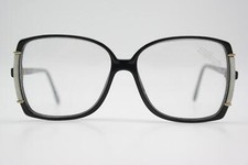 Vintage Glasses Silhouette 1155 /20 Black Gold White Square Frame
