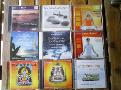 9 x  CD - ENTSPANNUNG AUTOGENES TRAINING MEDITATION MANTRA