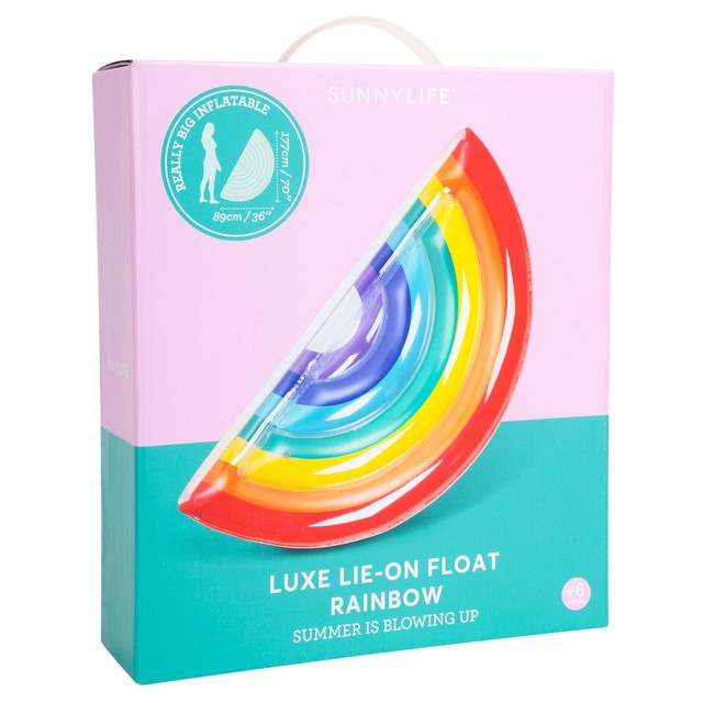 sunnylife rainbow float