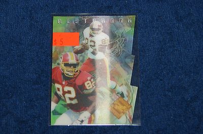 MICHAEL WESTBROOK REDSKINS 1996 COLLECTORS ADVANTAGE VIDEO DIE CUT 002/300