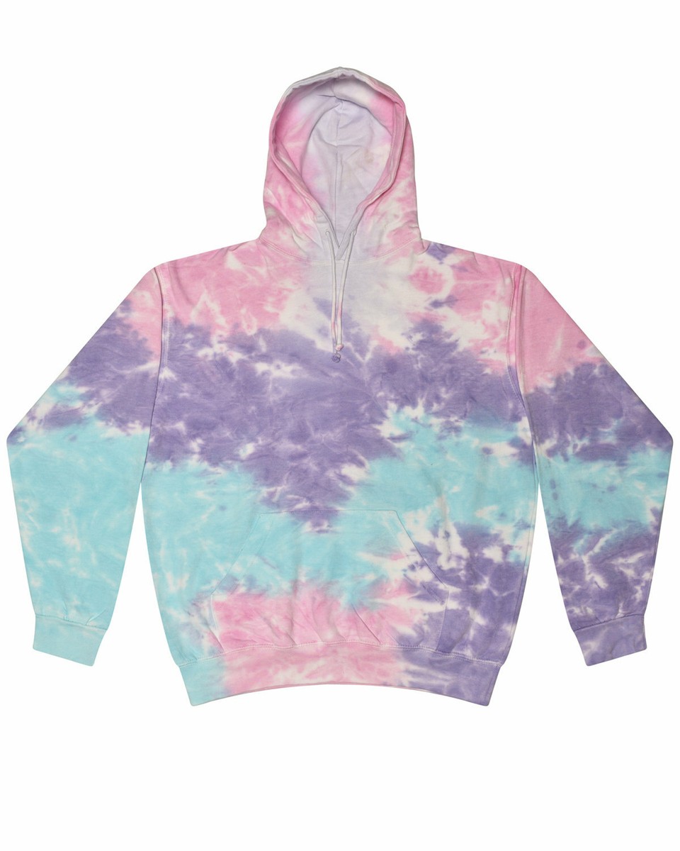 Felpa con cappuccio Tie Dye 100% cotone 2X Felpa con cappuccio Tie Dye 100% cotone 2X