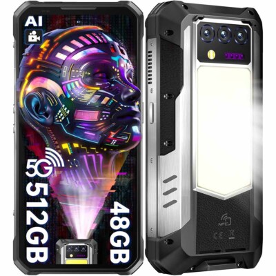 OUKITEL WP100 Titan 33000mAh Outdoor Handy 5G 48GB+512GB 6,8'' Smartphone NFC