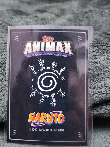 Naruto Uzumaki Topps Holofoil Character Rare Card Orange Foil 2024 Animax NM  - Afbeelding 4 van 4