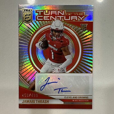 2024 Jamari Thrash Panini Donruss Elite - TOTC Auto #TCA-JTH /499 Browns