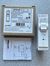 NEW Leviton Circuit Breaker LB120-AF 20A 1P AFCI Branch Hydraulic Mag Trip 120V