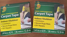 Lot of 2: Duck Indoor/Outdoor Carpet Tape 1.41 In X 42 Ft  NEW