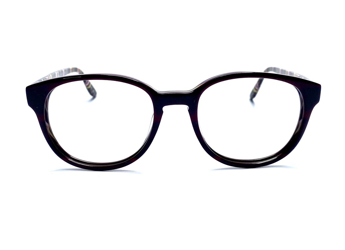 New Paul Frank Red Brown Tortoise Oval Glasses Blank Generation